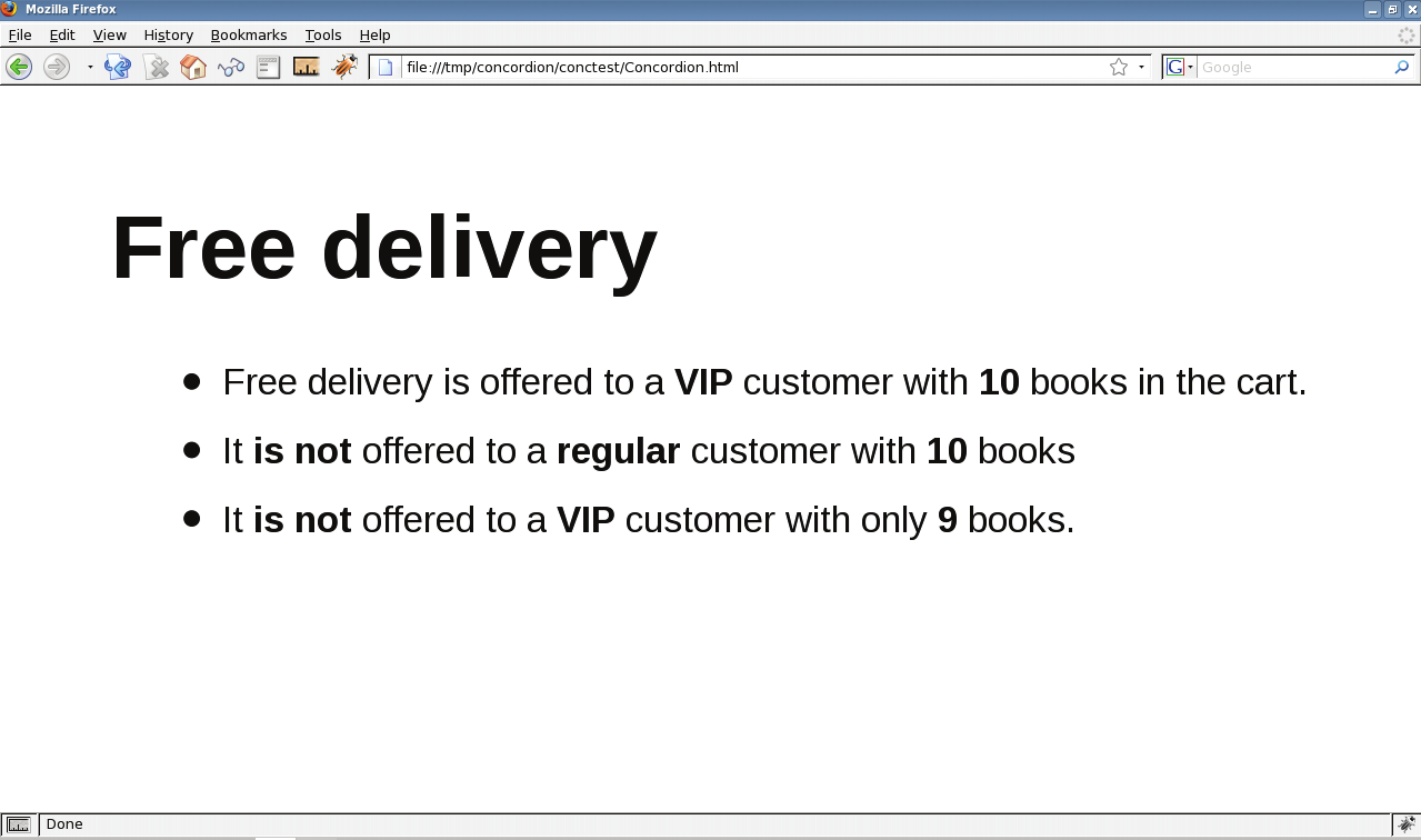 图2.2 使用Concordion自动化的可执行规格说明